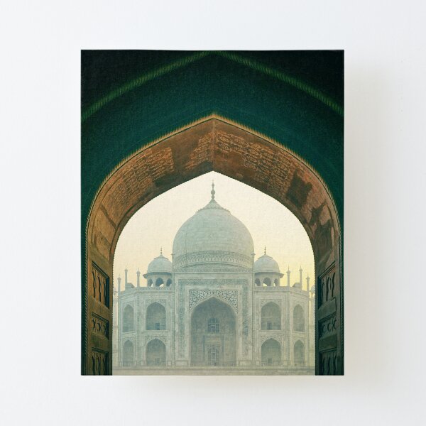 Taj Mahal, Agra, India Canvas Mounted Print