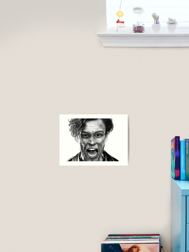 Matthew Gray Gubler Drawing Art Print By Lmpdrawings Redbubble