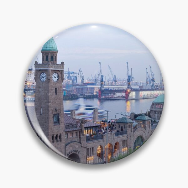 Item preview, Hamburg harbor and St. Pauli designed and sold by reisefoto.