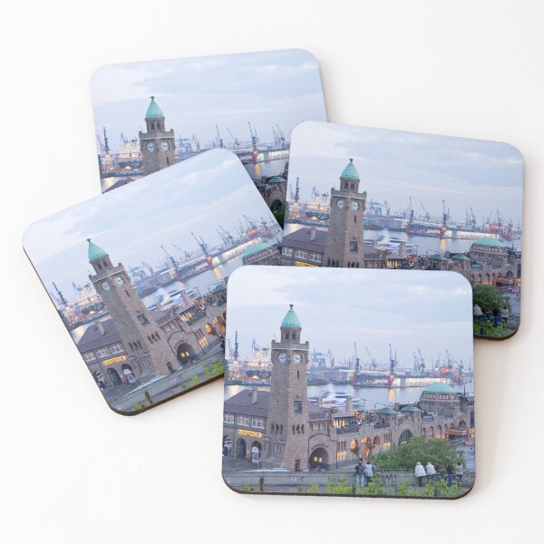 Item preview, Hamburg harbor and St. Pauli designed and sold by reisefoto.