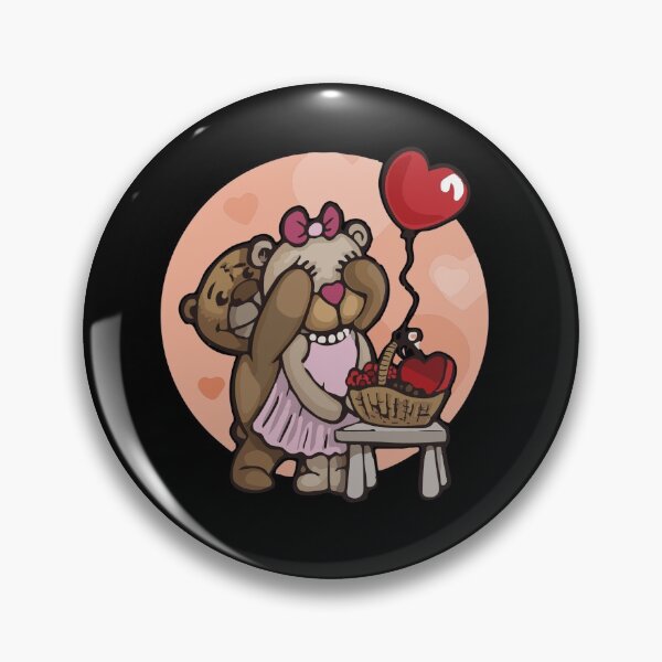 Item preview, Cute Brown bear lovers couple goals. designed and sold by Photography-Art.