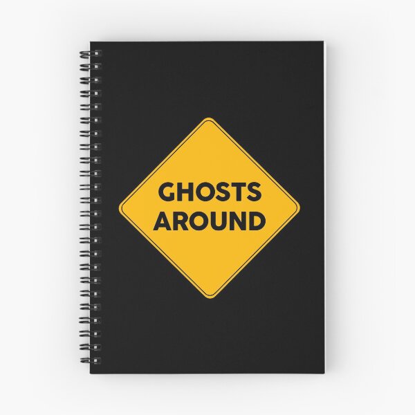 Item preview, Ghosts Around Warning Yellow Sign  designed and sold by FriendsList.
