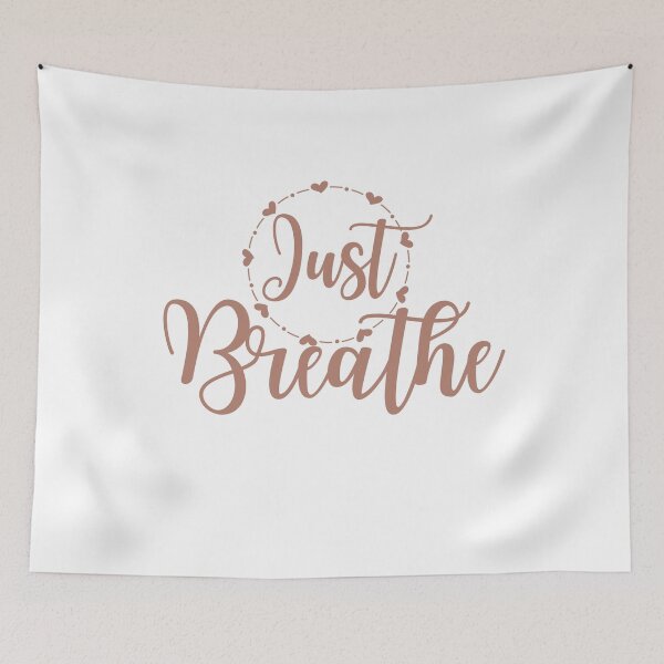 Item preview,  Just Breathe Shirt,Meditation Life Style Tee,Positive Guotes Tshirt,Mommy Quotes T-shirt,Unisex T-shirt.  designed and sold by Babe3955.