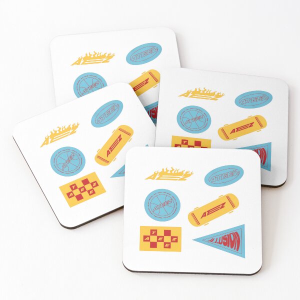 Item preview, ATEEZ - TREASURE EP.3 : ONE TO ALL (ILLUSION VERSION) STICKERS designed and sold by peachybts.