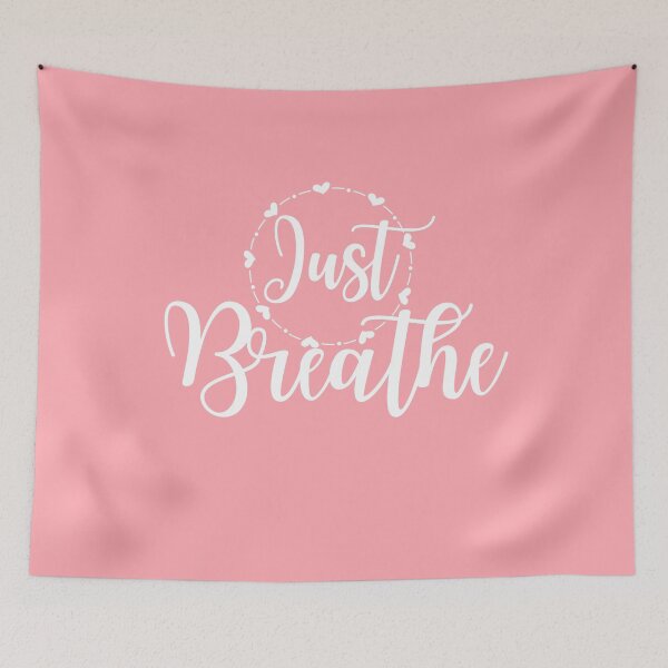 Item preview, Just Breathe Shirt,Meditation Life Style Tee,Positive Guotes Tshirt,Mommy Quotes T-shirt,Unisex T-shirt.  designed and sold by Babe3955.