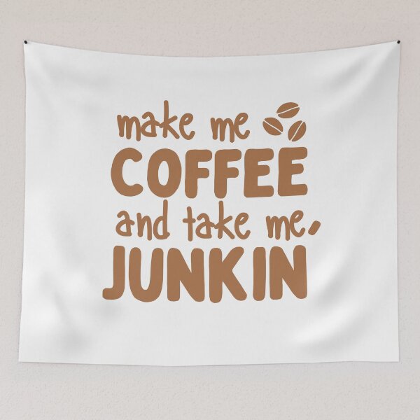 Item preview, Make me Coffee and Take me Junkin' Shirt,Cool coffee girl Tee,Coffee and Junkin Tshirt,Trendy Coffee, Coffee Lovers shirt. designed and sold by Babe3955.