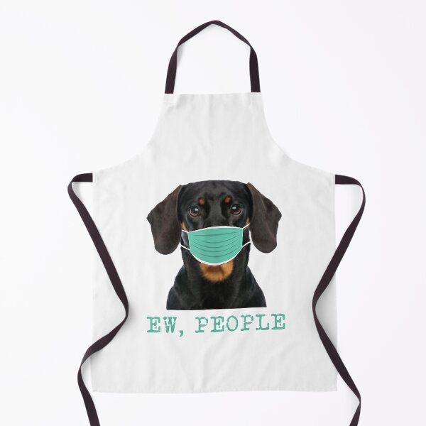 Item preview, Funny Dachshund Dogs Wear Mask Ew People Dog Lover Gift designed and sold by NicoleStore.