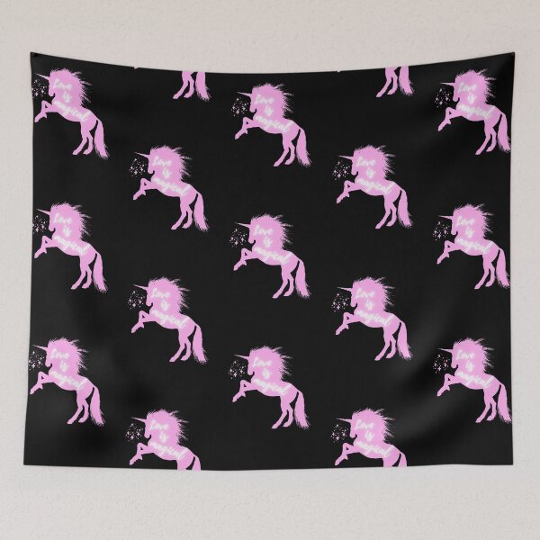 Item preview, Love Is Magical | Pink Unicorn designed and sold by FlorielleFashion.