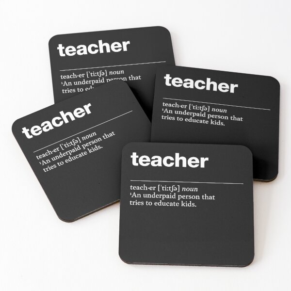 Item preview, "Teacher" funny job description, definition teacher designed and sold by TrueType.