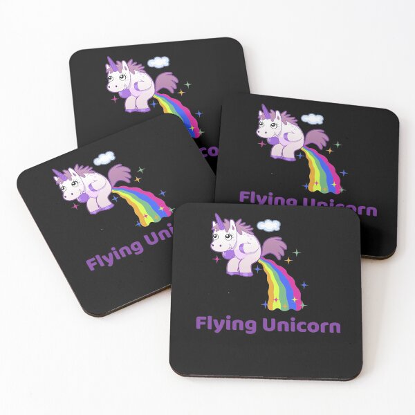 Item preview, Unicornio Volador Divertido Unicornio Lindo Caca Arco Iris Unicornio designed and sold by enjoytheshirt.