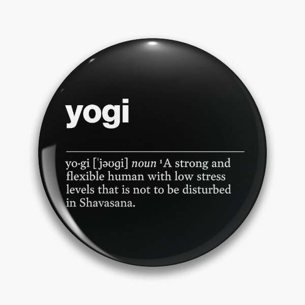 Item preview, "Yogi" funny description, definition yogi designed and sold by TrueType.
