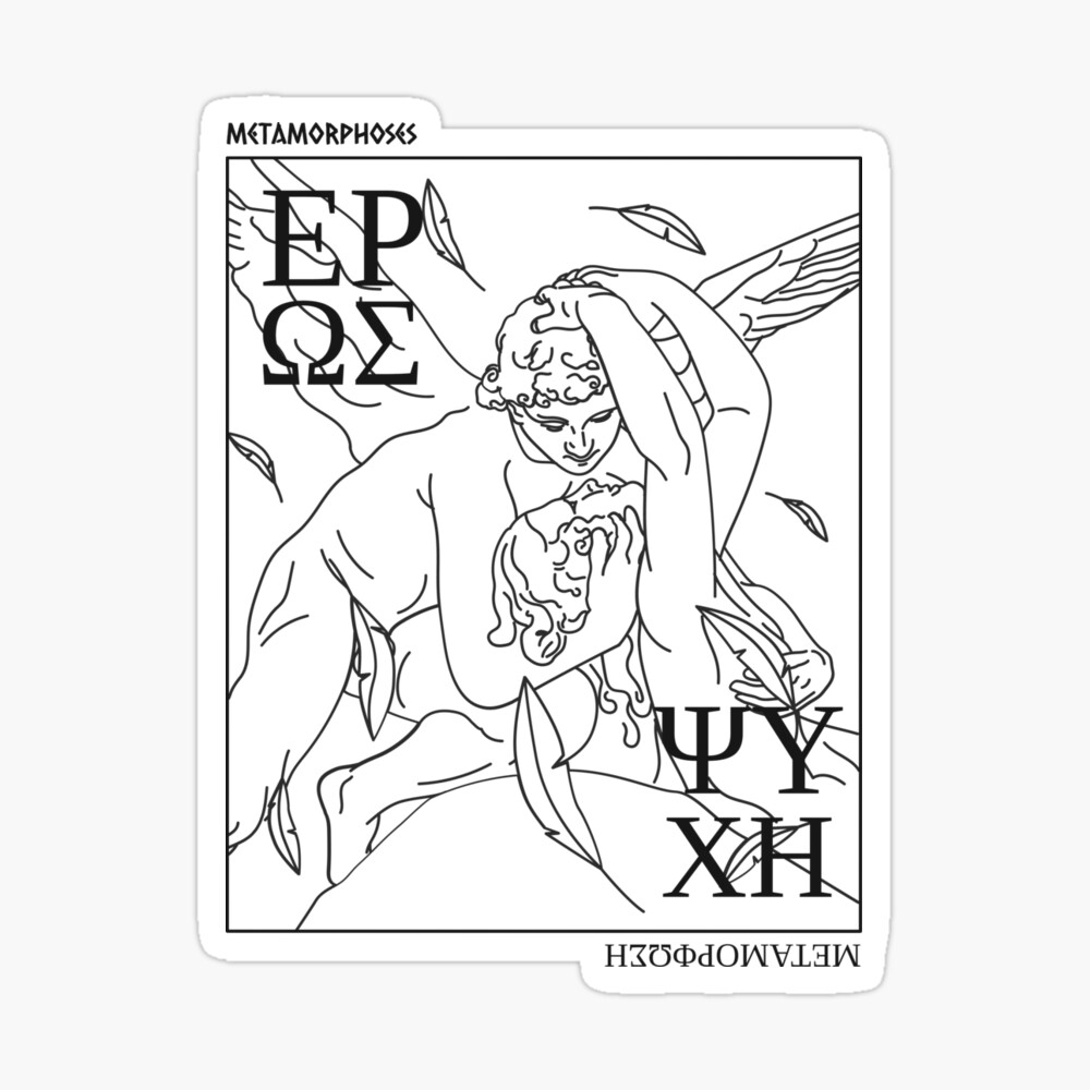 Eros and Pcyche - Greek Gods Mythology Culture Lover Gift iPhone Case