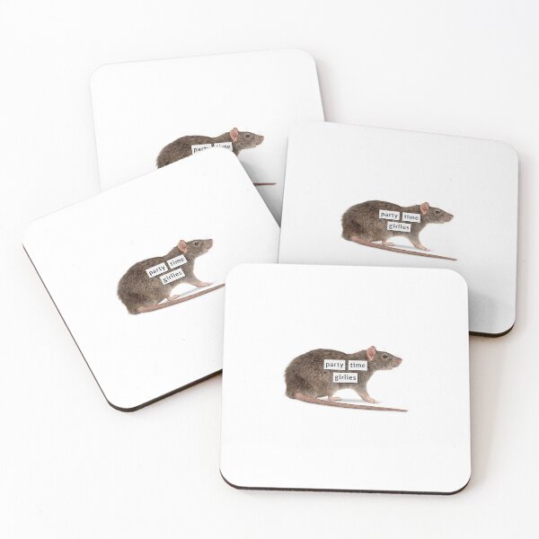 Item preview, party time girlies - rat designed and sold by cherrylice.
