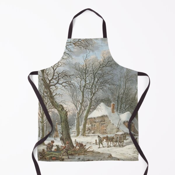 Item preview, Winterlandschap by Pieter Pietersz Barbiers designed and sold by redoARTstore.