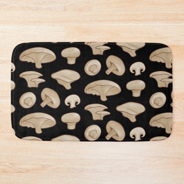 Item preview, Woodcut Mushrooms designed and sold by sifis.