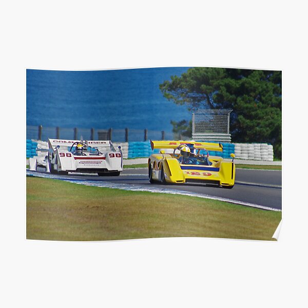 Dueling McLarens Poster