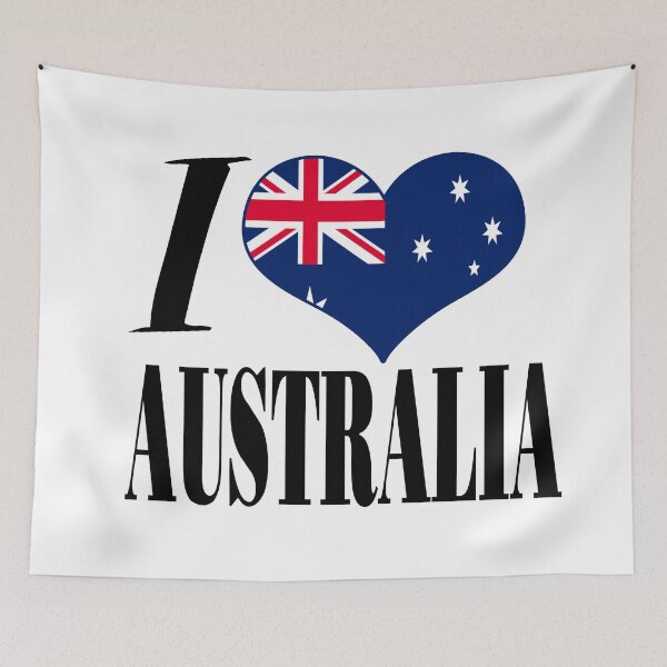 Item preview, I LOVE AUSTRALIA designed and sold by Printshophub.