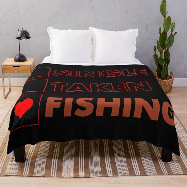 Item preview, Single, Taken, Fishing - Funny Heart and Text Outline Effects For Fishing Gift designed and sold by leo121687.