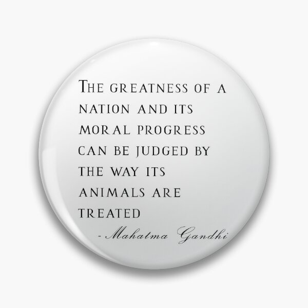 Item preview, The greatness of a nation Quote by Mahatma Gandhi. designed and sold by SteadfastVegan.
