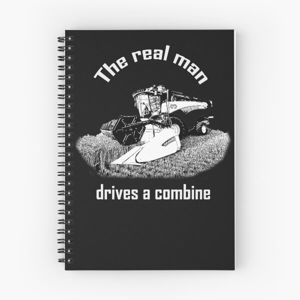 Item preview, The real man drives a combine simple design designed and sold by marosi.