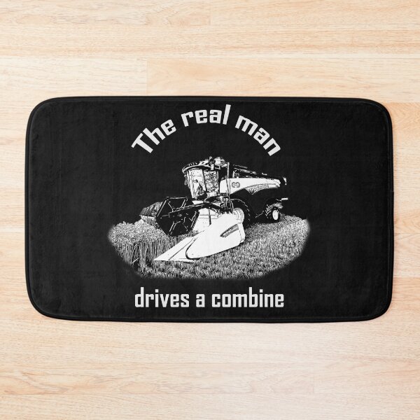 Item preview, The real man drives a combine simple design designed and sold by marosi.