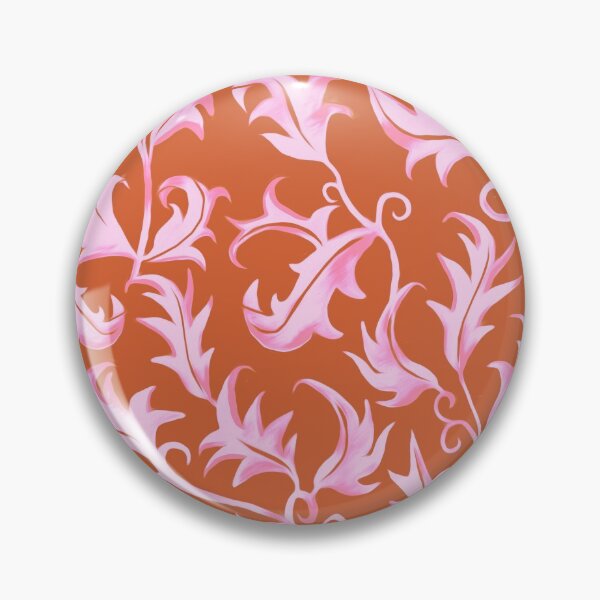 Item preview, Hand Painted Art Nouveau Vines - Velvet Pink designed and sold by TigaTiga.