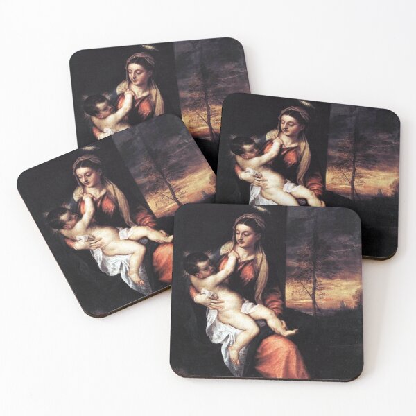 Item preview, Madonna and Child In An Evening Landscape - Titian - c1562 designed and sold by CrankyOldDude.