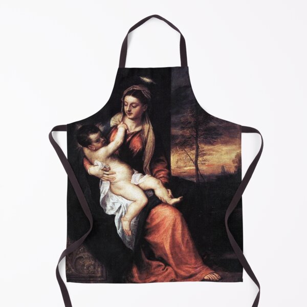 Item preview, Madonna and Child In An Evening Landscape - Titian - c1562 designed and sold by CrankyOldDude.
