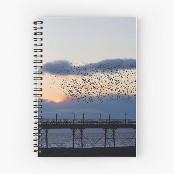 Item preview, Starlings and stripes designed and sold by GreyFeatherPhot.