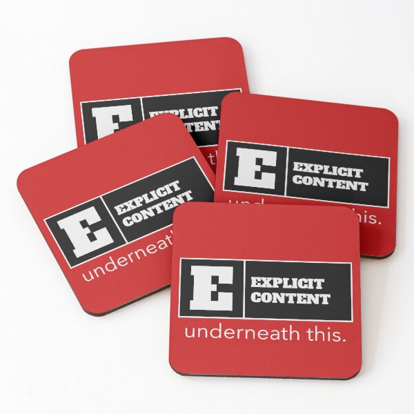 Item preview, Explicit Content Underneath This! designed and sold by BoutThe90s.