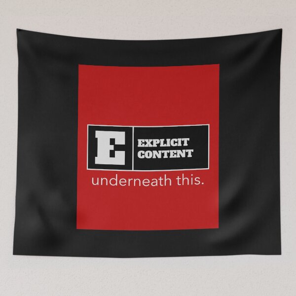 Item preview, Explicit Content Underneath This! designed and sold by BoutThe90s.