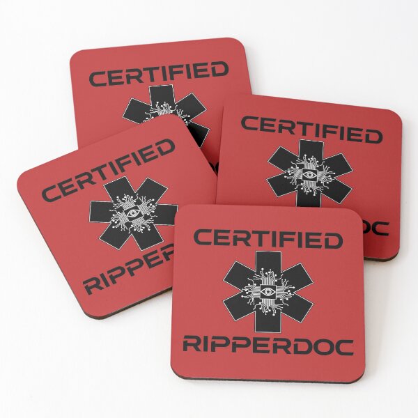 Item preview, certified Ripperdoc - Black on Red Version designed and sold by MaesterAemon.