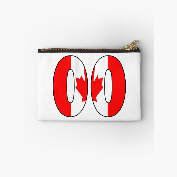 Item preview, Number 00 with Canadia flag on the background designed and sold by AllShirts21.