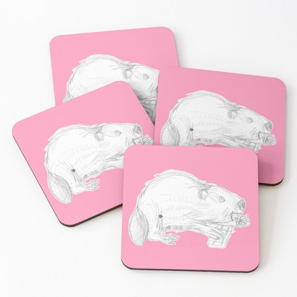 Item preview, Beaver - Castor Eating Chocolate (Drawing by Alice CCI) designed and sold by VanyssaGraphics.