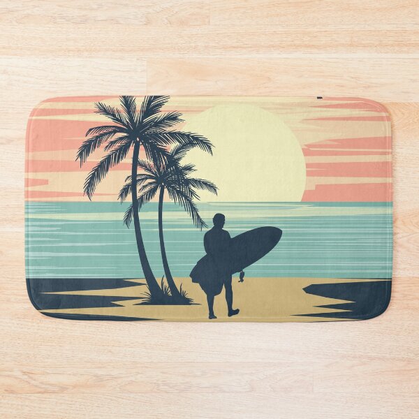 Item preview, Surfboards Vintage Retro Style Surfing Perfect Beach Souvenir designed and sold by kalpanik_Rehana_Begum.