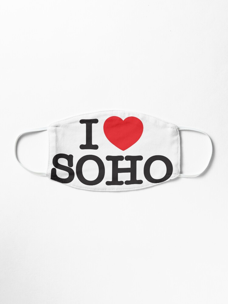 Alternate view of I Love Soho Official Merchandise @ilovesoholondon Mask