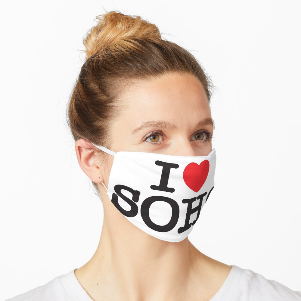 I Love Soho Official Merchandise @ilovesoholondon Mask