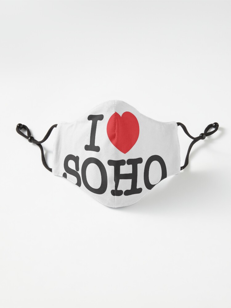 Thumbnail 2 of 7, Mask, I Love Soho Official Merchandise @ilovesoholondon designed and sold by ilovesoho.
