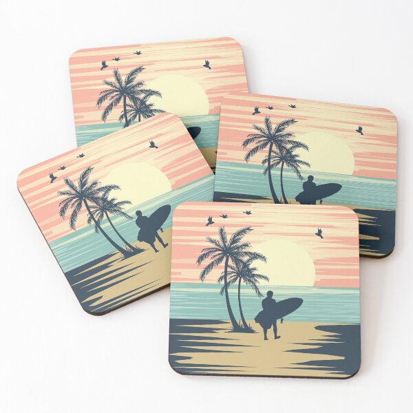 Item preview, Surfboards Vintage Retro Style Surfing Perfect Beach Souvenir designed and sold by kalpanik_Rehana_Begum.