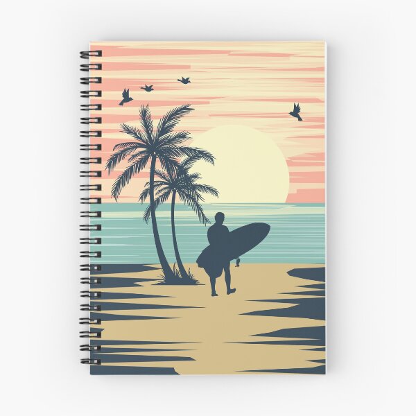 Item preview, Surfboards Vintage Retro Style Surfing Perfect Beach Souvenir designed and sold by kalpanik_Rehana_Begum.
