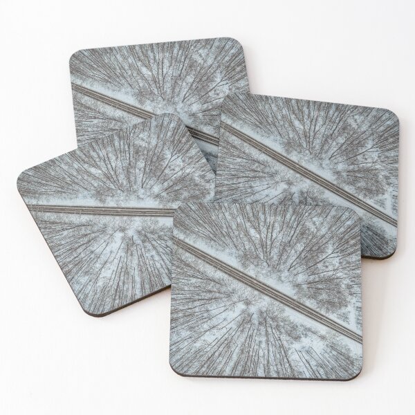 Item preview, Road through winter forest designed and sold by Lukasz Szczepanski.