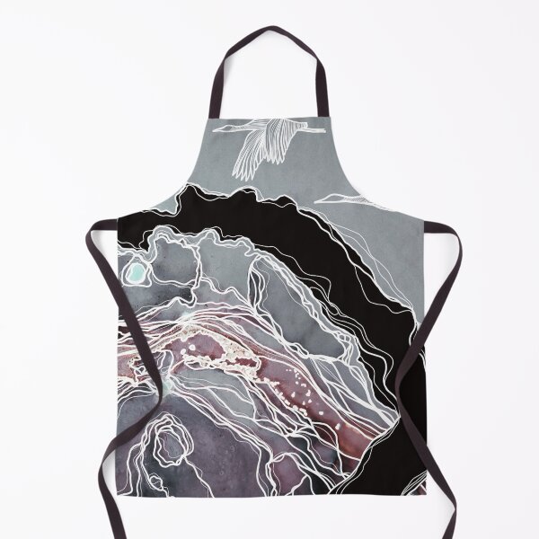 Item preview, Abstract pastel swans stork impressionistic designed and sold by Chutneys.