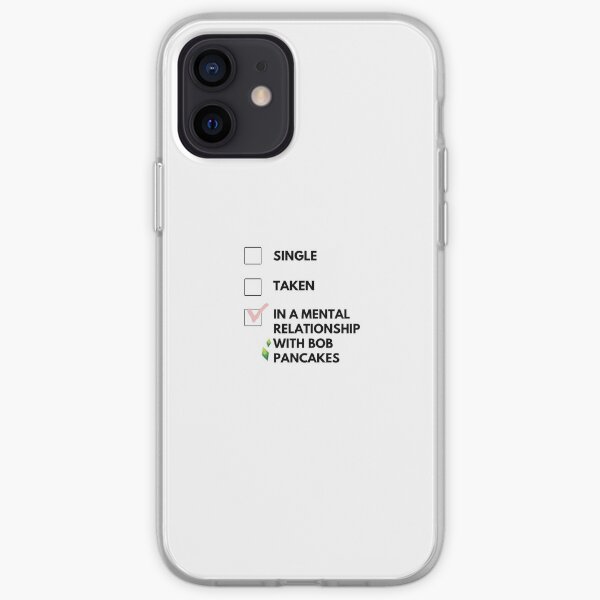 Single, in a relationship, in a mental relationship with Bob Pancakes iPhone Soft Case