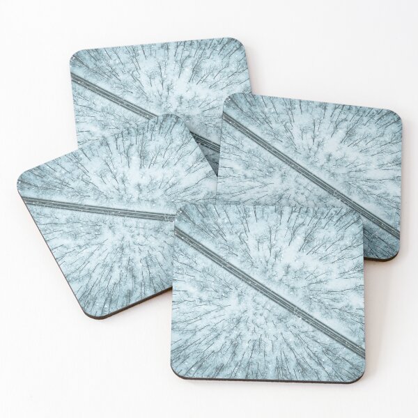 Item preview, Road through winter forest designed and sold by Lukasz Szczepanski.