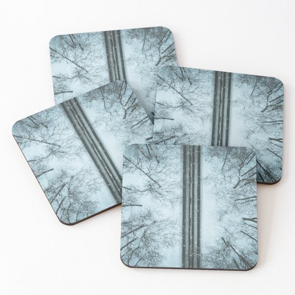 Item preview, Road through winter forest designed and sold by Lukasz Szczepanski.