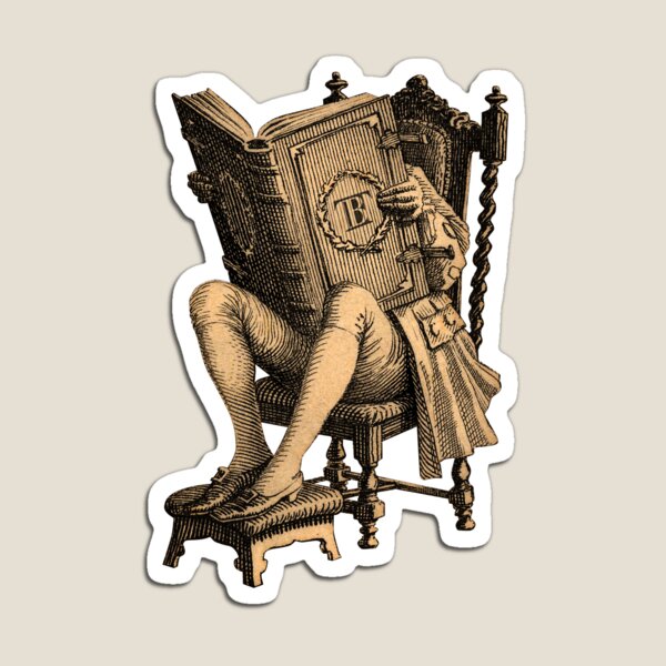 Ex Libris, el lector inveterado Imán