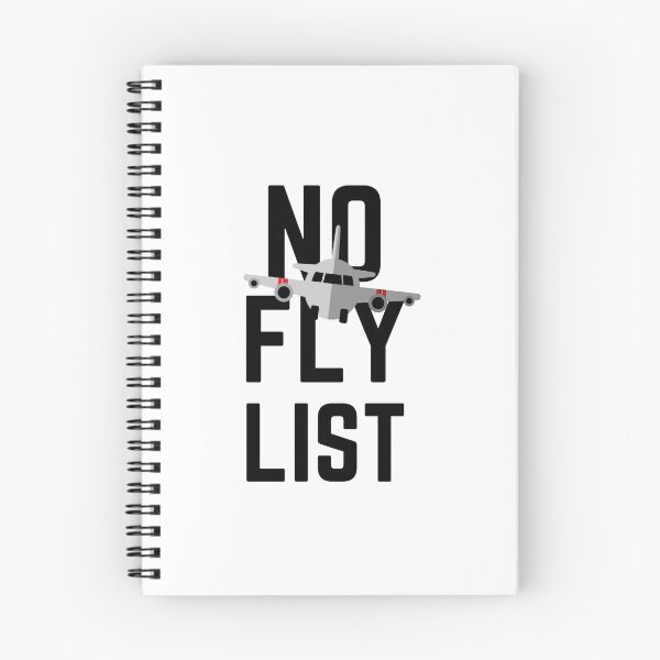Item preview,  No Fly List Flying Plane Design designed and sold by SweetAndSpice.
