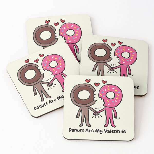 Item preview, Donuts Are My Valentine designed and sold by happysketchy.
