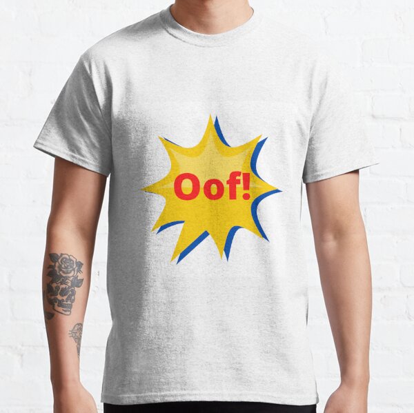 Blue Oof T Shirts Redbubble - outline shirt roblox blue yellow