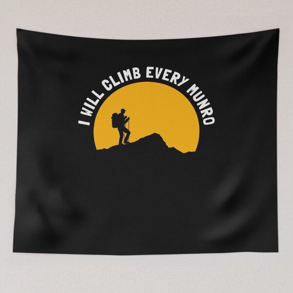 Item preview, Mountain Munro Bagging - I Will Climb Every Munro designed and sold by MadPanda.